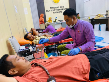 DWP Balai Besar Veteriner Wates Gelar Kegiatan Donor Darah dalam rangka HUT BBVet Wates ke-35
