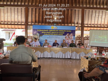 Sosialisasi Gerakan Minum Susu bagi Anak Sekolah  Dasar di Kabupaten Banyumas