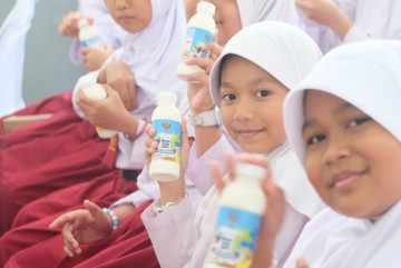 Gerakan Minum Susu untuk anak-anak Sekolah Dasar