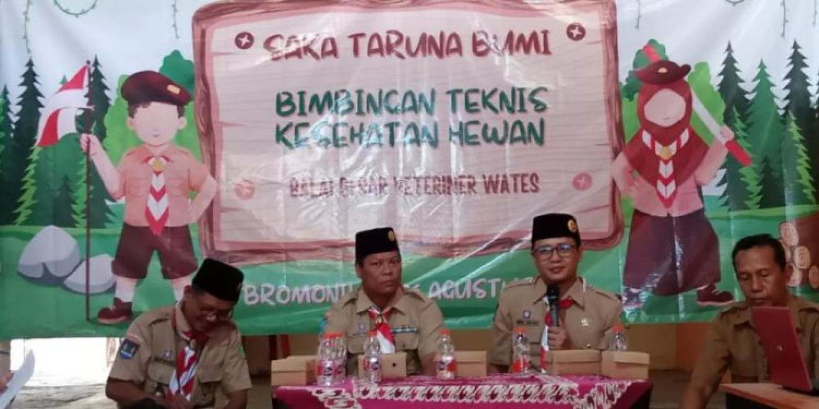 Kepala BBVet Wates Yogyakarta Buka Bimtek Kesehatan Hewan di Kampung Pramuka Bromonilan