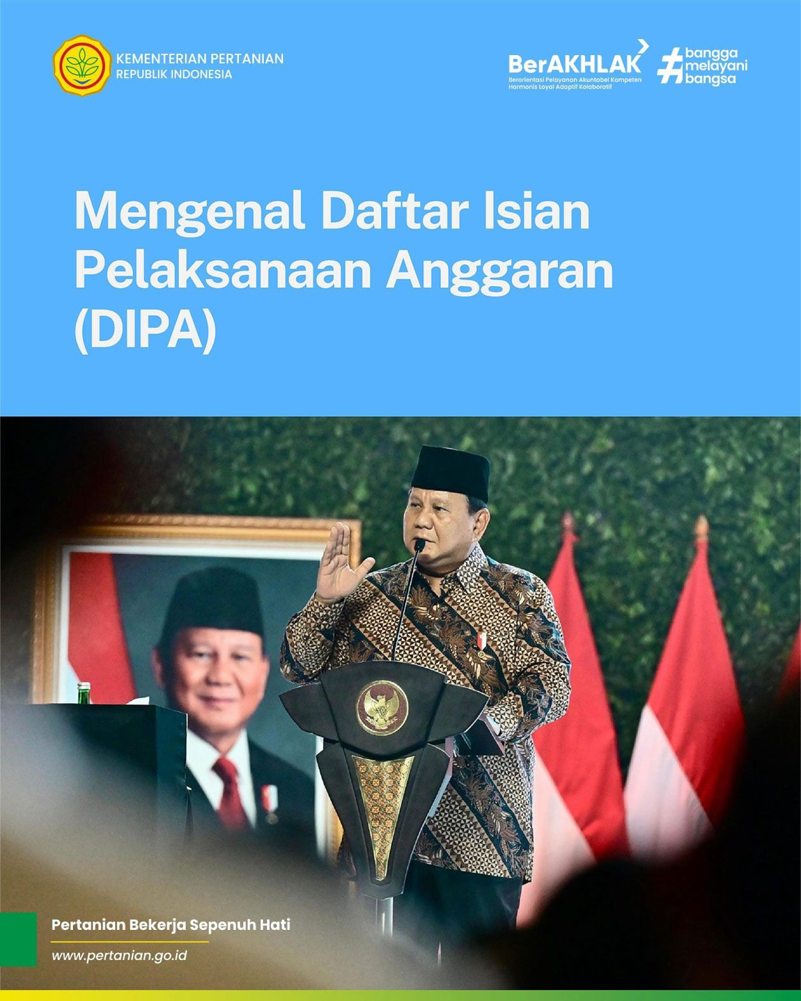 Mengenal DIPA Kementerian Pertanian