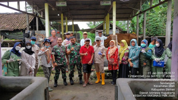 Kementan Percepat Vaksinasi PMK di Sleman, Daerah Istimewa Yogyakarta