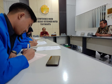KEPALA BBV WATES SAMBUT MAHASISWA MAGANG FKM UNIMUS